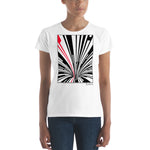 Women's Stripes T-Shirt - The Odyssey - Zebra High Contrast Apparel and Clothing for Parents and Kids