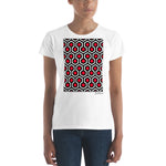 Women's Geometric T-Shirt - The Overlook - Zebra High Contrast Apparel and Clothing for Parents and Kids
