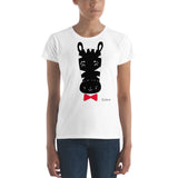 Women's Doodles T-Shirt - The Party Zebra - Zebra High Contrast Apparel and Clothing for Parents and Kids