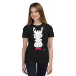 Kid's Doodles T-Shirt - The Party Zebra - Zebra High Contrast Apparel and Clothing for Parents and Kids