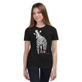 Kid's Doodles T-Shirt - The Signature Zebra - Zebra High Contrast Apparel and Clothing for Parents and Kids