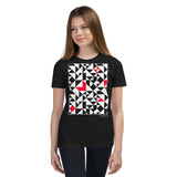 Kid's Geometric T-Shirt - The Pablo - Zebra High Contrast Apparel and Clothing for Parents and Kids