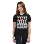 Kid's Geometric T-Shirt - The Rubik - Zebra High Contrast Apparel and Clothing for Parents and Kids