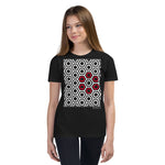 Kid's Geometric T-Shirt - The Honeycomb - Zebra High Contrast Apparel and Clothing for Parents and Kids