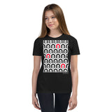 Kid's Geometric T-Shirt - The Arches - Zebra High Contrast Apparel and Clothing for Parents and Kids