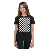 Kid's Geometric T-Shirt - The Thatch - Zebra High Contrast Apparel and Clothing for Parents and Kids