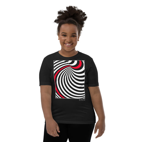 Kid's Stripes T-Shirt - The Column - Zebra High Contrast Apparel and Clothing for Parents and Kids