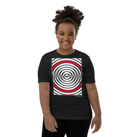 Kid's Stripes T-Shirt - The Skee Ball - Zebra High Contrast Apparel and Clothing for Parents and Kids