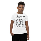 Kid's Doodles T-Shirt - The Submarines - Zebra High Contrast Apparel and Clothing for Parents and Kids