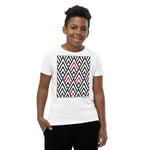 Kid's Geometric T-Shirt - The Tree Tops - Zebra High Contrast Apparel and Clothing for Parents and Kids