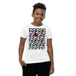 Kid's Geometric T-Shirt - The Rubik - Zebra High Contrast Apparel and Clothing for Parents and Kids