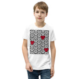 Kid's Geometric T-Shirt - The Mamba - Zebra High Contrast Apparel and Clothing for Parents and Kids