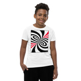 Kid's Stripes T-Shirt - The Twister - Zebra High Contrast Apparel and Clothing for Parents and Kids