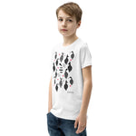 Kid's Doodles T-Shirt - The Lemmons - Zebra High Contrast Apparel and Clothing for Parents and Kids