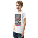 Kid's Stripes T-Shirt - The Event Horizon - Zebra High Contrast Apparel and Clothing for Parents and Kids