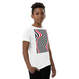 Kid's Stripes T-Shirt - The Swirl - Zebra High Contrast Apparel and Clothing for Parents and Kids