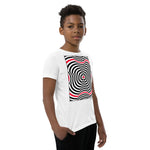 Kid's Stripes T-Shirt - The Flower - Zebra High Contrast Apparel and Clothing for Parents and Kids