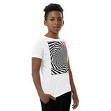 Kid's Stripes T-Shirt - The Secret Agent - Zebra High Contrast Apparel and Clothing for Parents and Kids